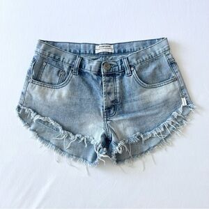 ONE TEASPOON Brandos
Cutoff Demin Jean Shorts